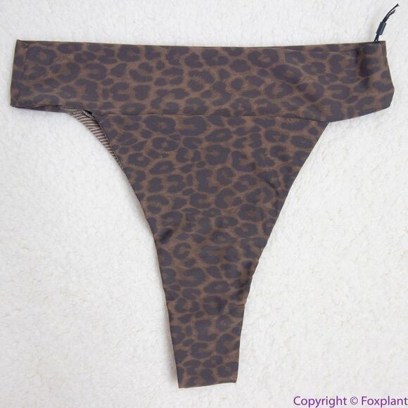 NEW Acacia Mateo bikini bottom leopard animal print brown,‎ L - Picture 1 of 14